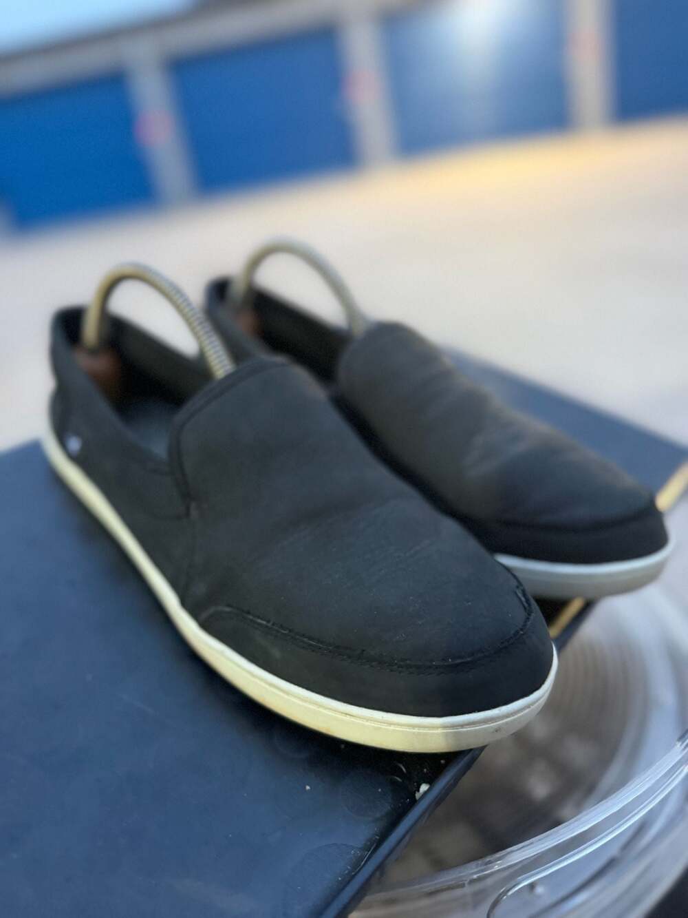 Sanuk Women's Size 10 Black Slip-On Casual Shoes